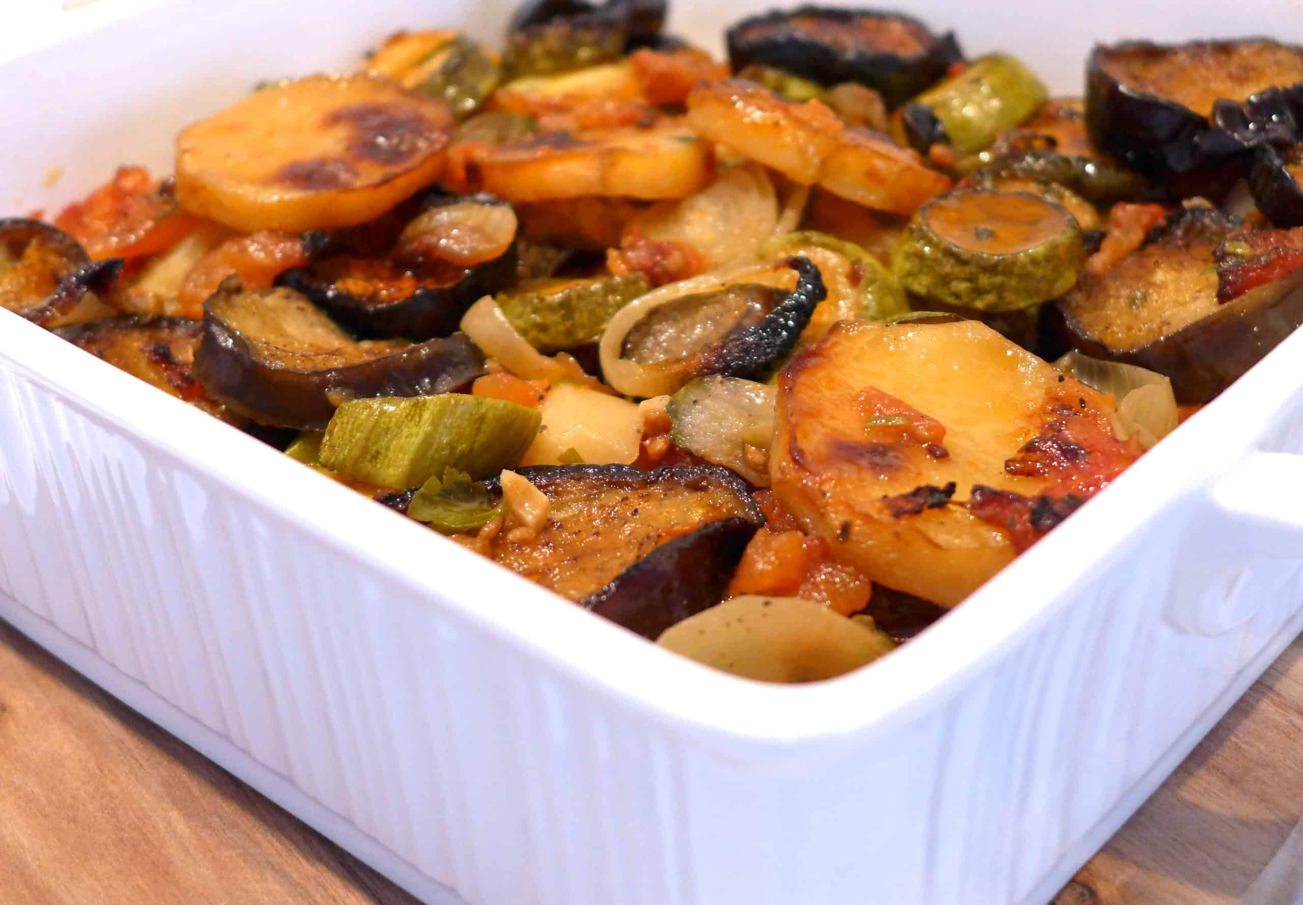 Easy Greek Briam Recipe: Delicious Roasted Vegetable Bake